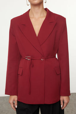 Trendyolmilla Bordo Blazer Ceket TWOAW25BC00007