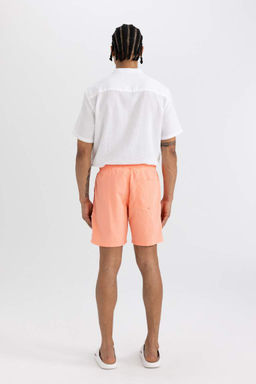 Шорты для плавания выше колена стандартного кроя на сетчатой подкладке - Defacto фото 7