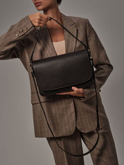 Сумка на плечо Deboro 30512 темно-коричневый