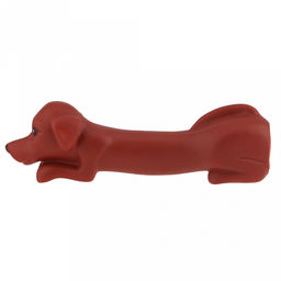 Игрушка для собаки Такса 17,5х4,5х5см, с пищалкой, ПВХ, цвета микс (коричневый, бежевый, белый/черный), Пэт тойс (Pet toys) (Китай)  фото 5