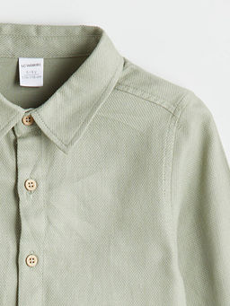 Basic Uzun Kollu Erkek ?ocuk G?mlek