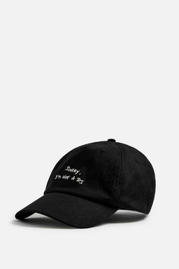 CAP WITH EMBROIDERED SLOGAN - Zara фото 5