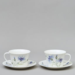 ЧАЙНЫЙ НАБОР LEFARD ВАСИЛЬКИ 4 ПР. НА 2 ПЕР. 250 МЛ