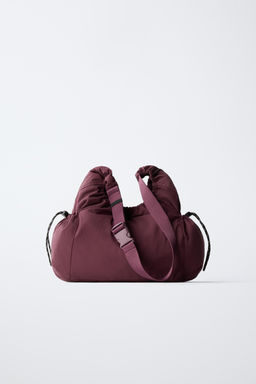 SHOPPER NYLON / Rojo Burdeos - Zara фото 6