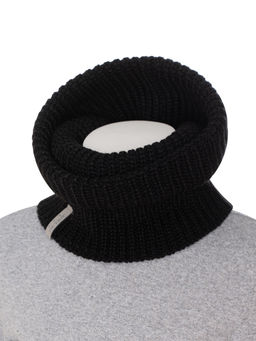 Комплект вязаный черный Ш-118 (52-54)