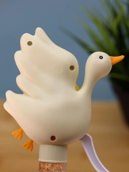 Портативный механический ручной вентилятор Funny goose, white