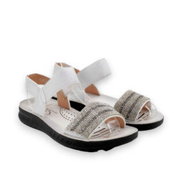 Босоножки ОК30-23 серебро