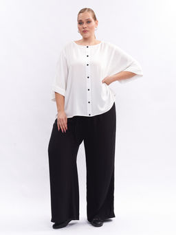 Блузка с коротким рукавом BL16404WHT04 - Артесса фото 7