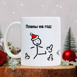 Кружка Планы на год, 320 мл