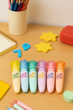 Набор маркеров "Transparent paws", 6 шт, mix