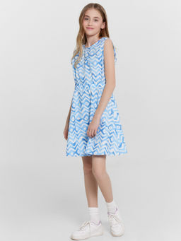 Сарафан для девочек с принтом зигзаги - Mark formelle фото 2