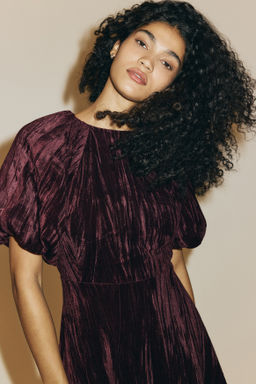 Vestido con mangas globo - H&m фото 5