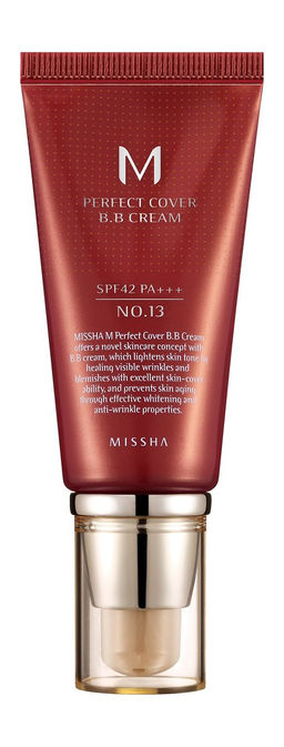 Бб крем MISSHA M Perfect Cover BB Cream SPF42/PA+++ (No.13/Bright Beige) , 50ml