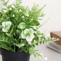 Цветочная композиция Зелень 23 см / CW475 /уп 12/144/ микс - Галеонтрейд фото 6