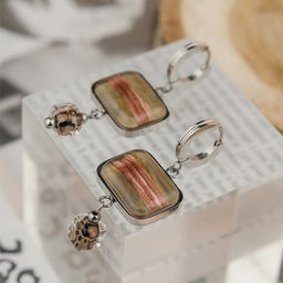 Серьги из муранского стекла