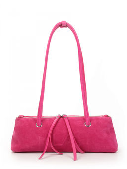 LACCOMA сумка АУ4311Ф-фуксия натуральная замша хлопок