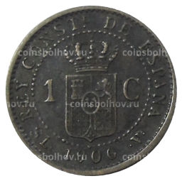 1 сентимо 1906 года Испания
