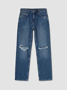 Baggy Fit Erkek Jean Pantolon