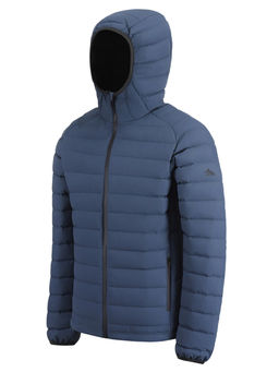 Куртка мужская стёганая с капюшоном с графеновой подкладкой синего цвета 9623_1S