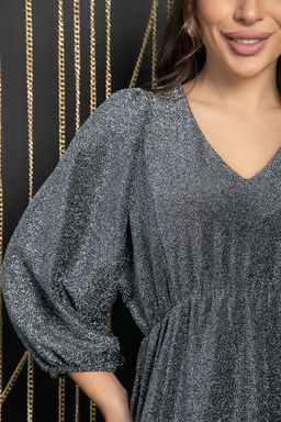 Платье Неповторимая (серебро) П11787 - Lt collection фото 3