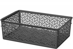 Корзинка универсальная Linden 4,3л 290х190х95мм серый (уп.12)