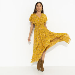 Платье на запах, Счастье влюбленности (желтый) - Charutti фото 6