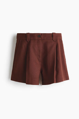 Pantal?n corto con pliegues - H&m фото 6
