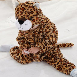 Плюшевый комбинезон Леопард