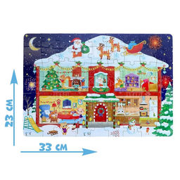 Светящийся пазл Новогодние хлопоты, 63 детали - Puzzle time фото 2