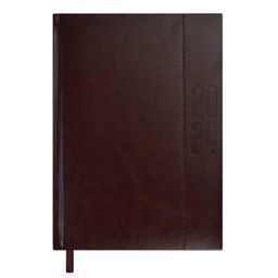 Ежедневник датированный 2024 ESCALADA, А6+, 176 л., арт. 63793/ 20 САРИФ-ЭКОНОМ КОРИЧНЕВЫЙ