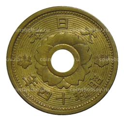 Монета 10 сен 1939 года Япония