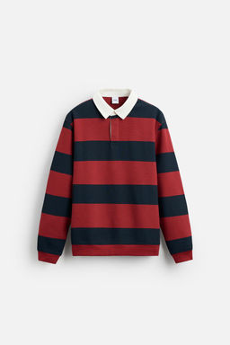 CONTRAST COLLAR POLO SHIRT - Zara фото 47