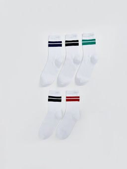 ?izgili K?z ?ocuk Soket ?orap 5li