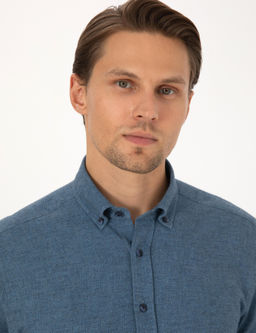 Mavi Slim Fit Uzun Kollu G_mlek - Pierre cardin фото 2