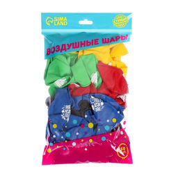 Воздушные шары латексные 12" «Поздравляю», пастель, 50 шт.