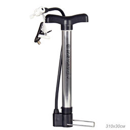 Насос для велосипеда ручной Krypton DQT-02, алюминиевый корпус, пластиковая ручка, размер 310х30мм, 220 см3. / DQT-02.2 / уп 50 - Галеонтрейд фото 3
