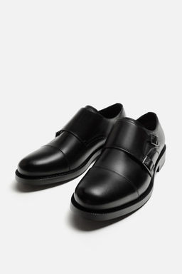 LEATHER BUCKLE SHOE - Zara фото 5