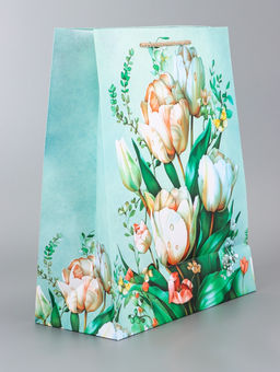 Цена за 2 шт. Пакет подарочный ламинированный вертикальный Блаженство, 26?12?32 см