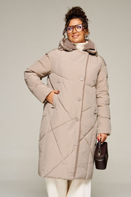 Пальто Beautiful Free 8024 капучино