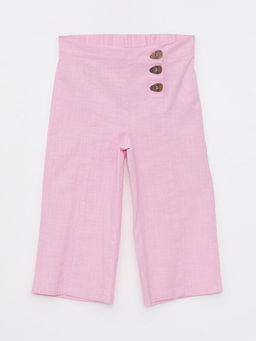 Beli Lastikli Basic K?z Bebek Bol Pa?a Pantolon