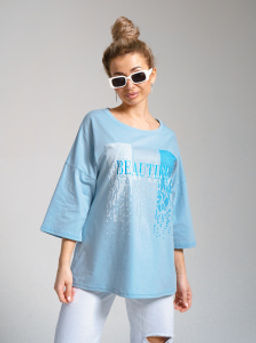 897 Футболка из турецкого хлопка - Svetekst фото 41