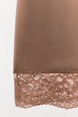 SHORT POLYAMIDE BLEND LACE DRESS - Zara фото 12