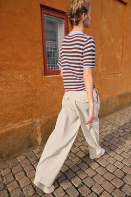 PANTAL?N BARREL PINZAS / Crudo - Zara фото 4