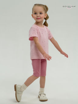 Костюм Актив лиловые сердечки-сухая роза - Sovalina фото 30