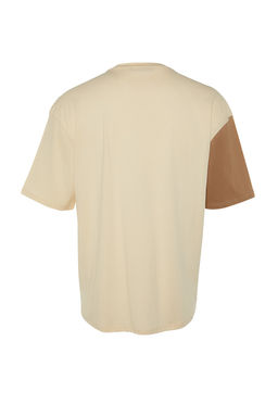 TRENDYOL MAN Kahverengi Oversize Renk Bloklu %100 Nak?sl? T-Shirt TMNSS21TS1452 - Trendyolmilla фото 8