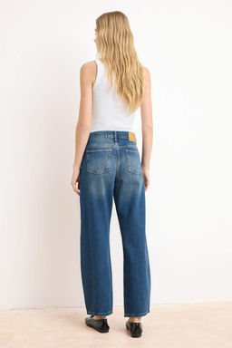 Mavi DOKUMLU Tencel Kar?s?ml? Yuksek Bel Tam Boy Baggy Jeans TWOSS26JE00139 - Trendyolmilla фото 6