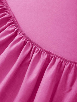 Простыня поплин гладкокрашеный - Розовый пион 220x240