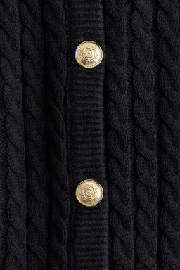 Cardigan en punto trenzado - H&m фото 7