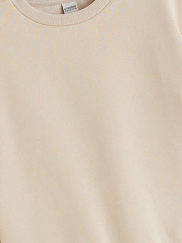 Bisiklet Yaka K?z ?ocuk Sweatshirt