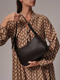 Сумка багет Deboro 31046 темно-коричневый